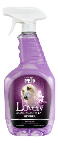 Colonia Lovely Uso Profesional 1 Lt Para Perros 