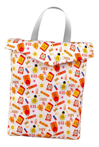 Bolsa De Pañales De Tela Para Bebé, Bolsa Sonrisa 25x30cm