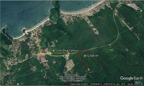 Área À Venda, 412500 M² Por R$ 8.250.000,00 - Praia De Camburí - São Sebastião/sp - Ar0350