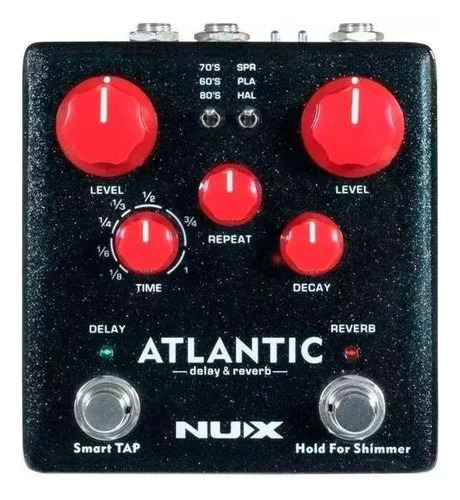 Pedal Nux Atlantic Ndr-5 Delay, Reverb E Shimmer