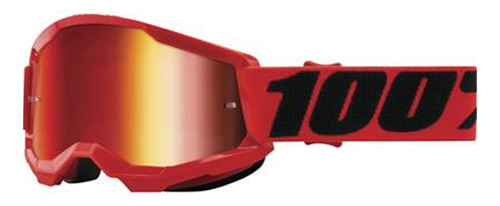 Goggles Moto/mtb 100% Strata 2 Niño 8-13 Espejo Originales