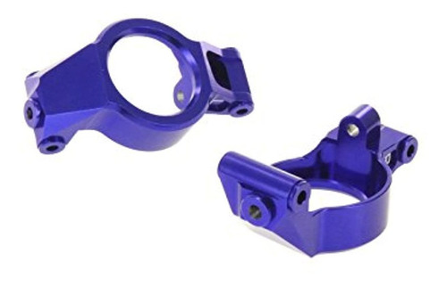 Atomik Rc Alloy Caster Block, Blue Se Adapta Al Traxxas X-ma