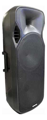 Caja Acústica 2x15 C/2 Mics Vhf Model Mee-214 Mic