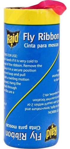 Raid Cinta Adhesiva Para Atrapar Moscas 1 Unidad