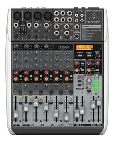 Imagen 1 de 3 de Behringer Xenyx Qx1204usb Consola Con Efectos Y Interfaz