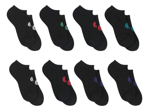 C9 Champion Flat Knit Paquete De 8 Calcetines Invisibles Par