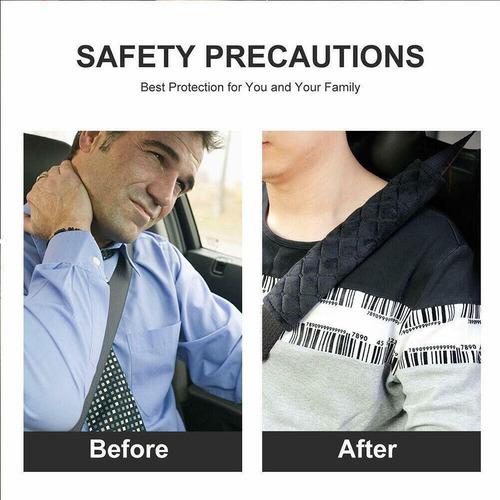 2 Fundas Para Cinturones De Seguridad De Coche
