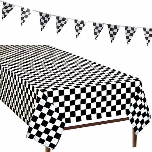 Mantel Cuadros Blanco Y Negro Fiesta Autos Cars F1 Nascar