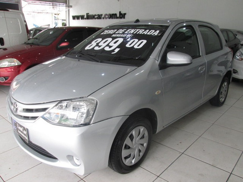 Toyota Etios 1.3 X 2017 Zero De Entrada Unico Dono