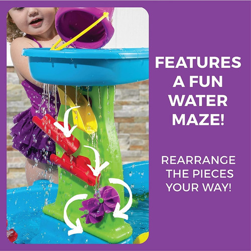 J340 Mesa De Juegos De Agua Para Niños 13 Accesorios Step2