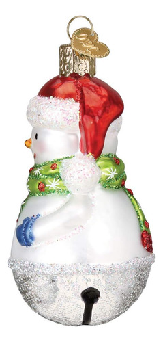 Old World Christmas Jingle Bell Snowman Ornament, Multi