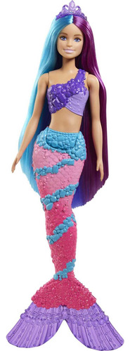 Barbie - Muñeca De Sirena (13 Pulgadas) Con Pel.