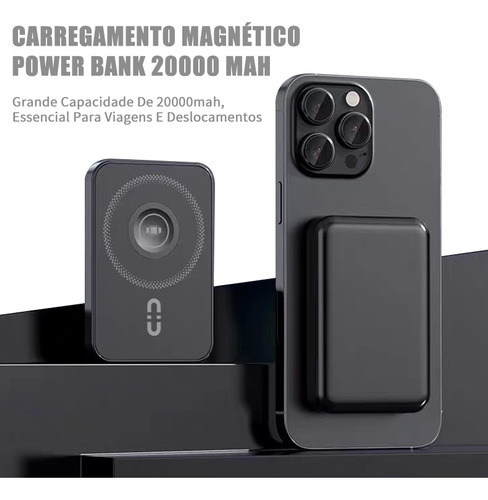 Powerbank Carregador Portátil 20000mah Exibição Digital 66w