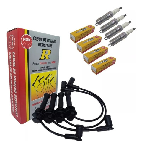 Kit Cables Y Bujias Ngk P/ Ford Ecosport 1.5 Se