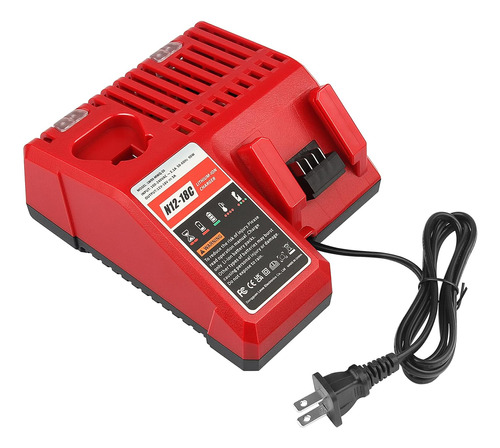 Cargador De Repuesto Para Batería De Litio Milwaukee 12v-18v