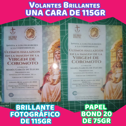 Volantes Flyers Publicitario Media Carta Mejor Q El Glasse.