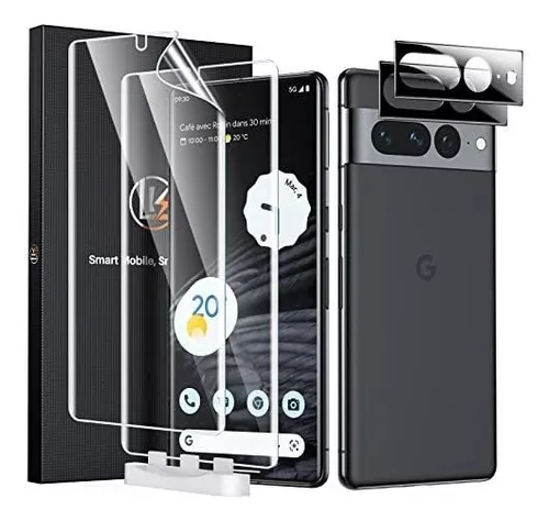 Pack de Accesorios Google Pixel 7A con 3 Protectores de pantalla +