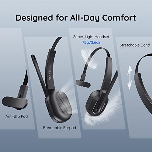 Eksa Auriculares Inalámbricos Con Micrófono Con Cancelación
