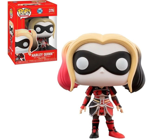 Boneca A Mais Vilã 376 Harley Quinn Pop Funko Oficial 