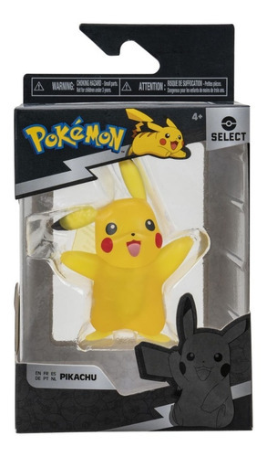 Figura Pikachu Transparente 5 A 8 Cm Pokemon