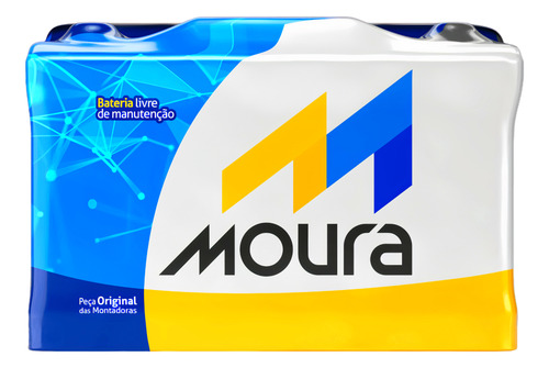 Bateria De Carro Moura 60ah Amperes M60d Sem Troca Sp Direito