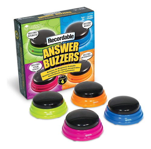 Juego Botones Luz Y Sonidos Learning Answer Buzzers Grabable