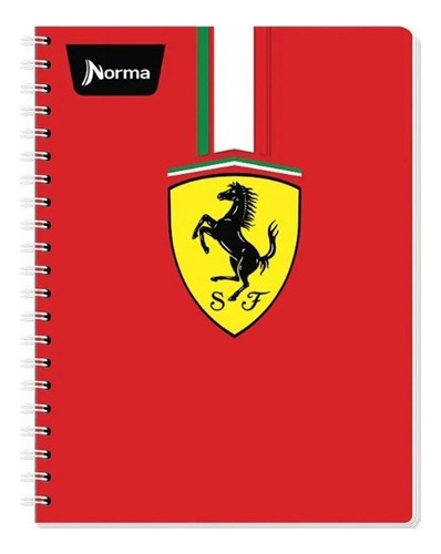 2 Cuadernos Norma Profesional 100 Hojas Ferrari Raya Multicolor