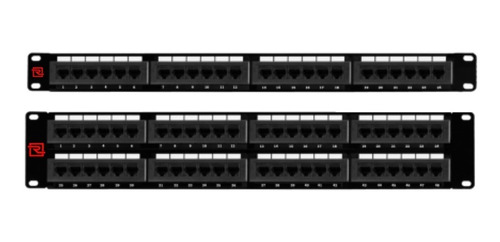 Patcheras Reguvolt Utp Cat6 24 Puertos 24 Jacks Rj45 