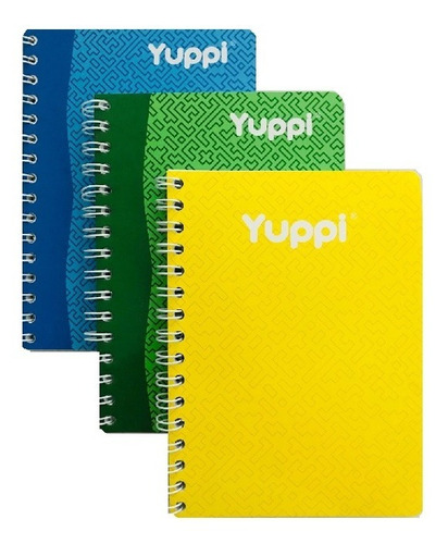 5 Cuadernos Profesional Yuppi 100 Hojas Doble Espiral 