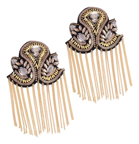 Charretera Fringe Borla Broches Decorativos Para Suéteres