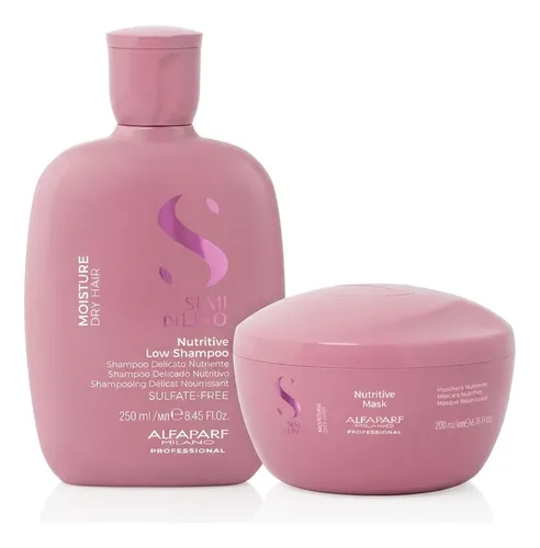 Kit Alfaparf Semi Di Lino Moisture Shampoo Máscara