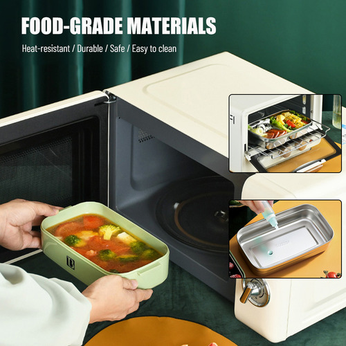 Compartimentos Para Lonchera. Caja Portátil Bento Layer De 4