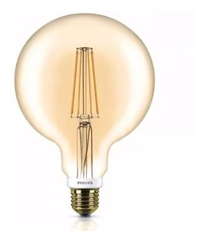 Pack X 4 Lamp Globo Filamento Vintage 7w Dim Golden Philips