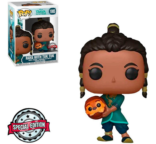 Raya With Tuk Tuk 1005 Exclusivo Pop Funko Disney Raya