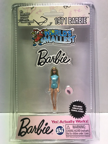 Mini Barbie Mas Pequeña Del Mundo 71´s World's Smallest Retr