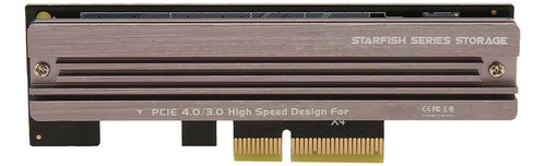 Adaptador M.2 Pcie Nvme Ssd A Tarjeta 4.0 De 64 Gbps Compati