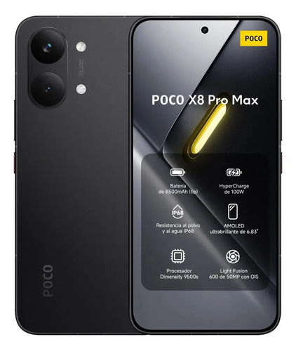 Xiaomi Poco X8 Pro Max 512Gb 12Gb Ram Negro