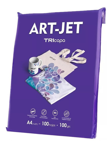 Papel Para Sublimar Art-jet® Tricapa A4 100 Hojas. (polgraf)