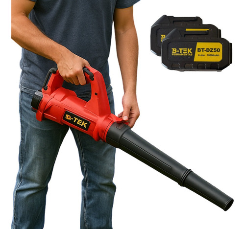 Soprador Profissional Jardinagem 2 Bateria Resistente 1200 W