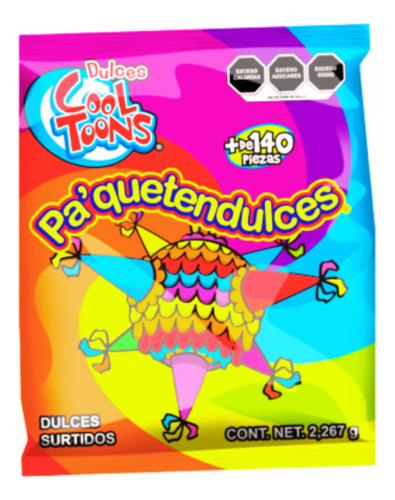 Surtido De Dulces Piñata Cool Toons Paquetendulces 2,267kg