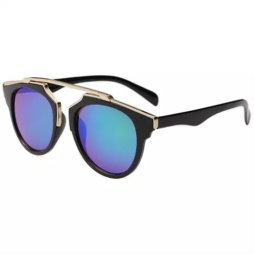 Lentes De Sol Estilo Vintage Tornasol Para Mujer M0045 Cuotas