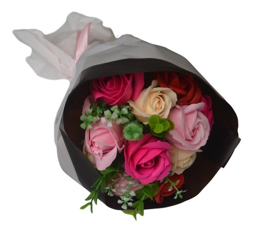 Imagen 2 de 8 de Ramo De Flores Ramo De Rosas Flores Artificiales