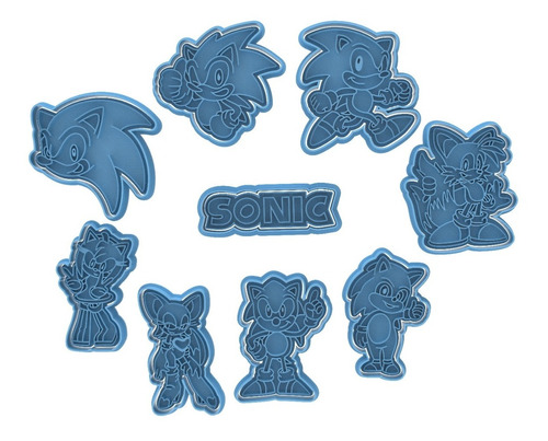 Cortantes Galletas Sonic