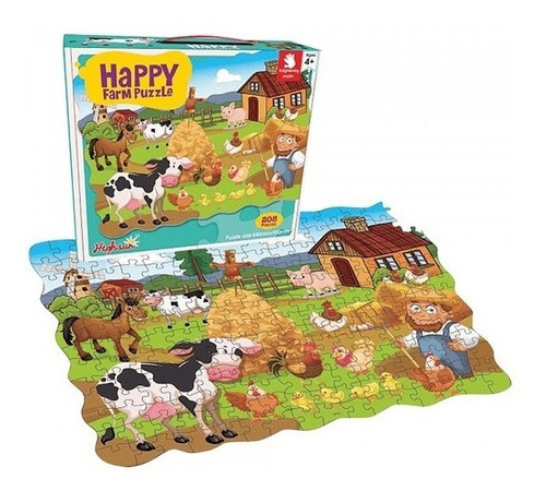 Puzzle Happy Farm Puzzle 208 Pcs - Highsun