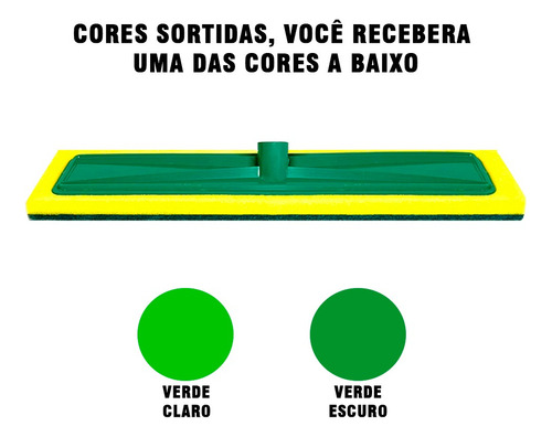 Kit 10 Esfregão Esponja Grande Gg 40cm Limpa Azulejo E Piso