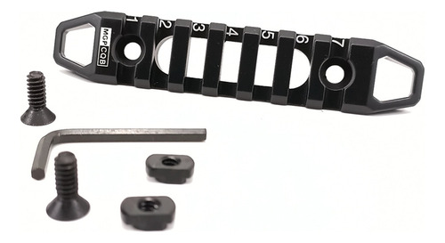 Riel De Guía De Grabado En Metal Keymod M-lok, Base De 20 Mm