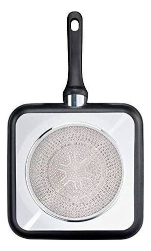 Paquete T-fal Sarten Grill + Wok Natural Force Gran Calidad Color Negro