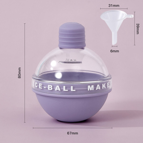 Molde De Silicona Para Bolas De Hielo Con Forma De Bombilla