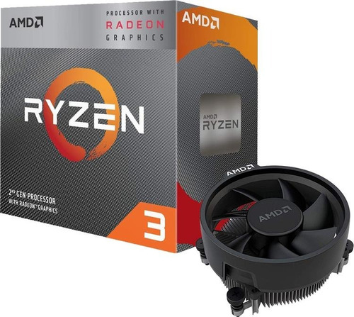 Micro Procesador Amd Ryzen 3 3200g 4.0 Ghz Am4 Rx Vega 8