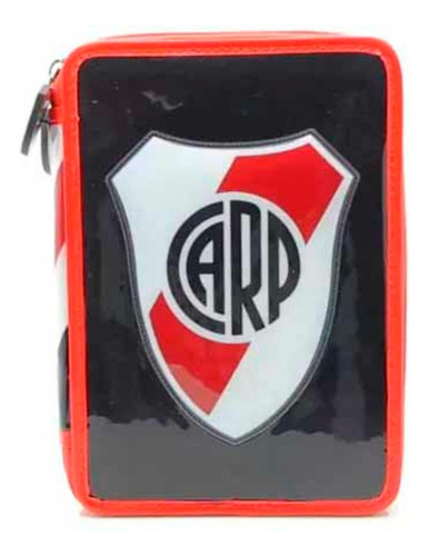 Cartuchera River Plate 2 Cierres Utiles Personalizados